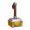 Creative Illustration and Innovative Art: Game Props: Weapon, The Thor\'s Hammer.