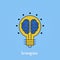 Creative imagination business bulb design