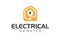 Creative innovation for electrician service logo