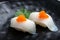 Creative Japanese food Ika Nigiri Sushi Squid Sushi