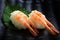 Creative Japanese food  . Sweet Shrimp Sushi