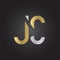 Creative letter JC Logo Design Vector Template. Initial Linked Letter JC Logo Design