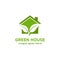 Creative logo design concept related to House Gardening, Landscaping Green House or Ecological Living Style