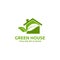 Creative logo design concept related to House Gardening, Landscaping Green House or Ecological Living Style