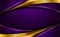Creative luxury navy purple and golden lines background design