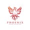 Creative luxury phoenix logo concept