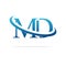 Creative MD logo icon design
