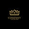 Creative and modern luxury home crown Logo template