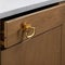 Creative modern minimalist golden furniture handle closeup