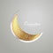 Creative moon design for ramadan kareem festival