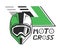 Creative moto cross driver symbol