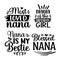 Creative nana svg bundle