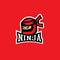 Creative Ninja Logo Design Vector Art Logo