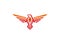 Creative Orange Phoenix Logo