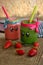 Creative organic smoothie for kids