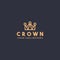 Creative premium crown logo design