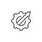 Creative productivity line icon