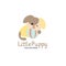 Creative Puppy Logo Design Vector Art Logo