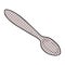 A creative quirky comic book style cartoon spoon