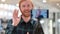 Creative Redhead Man Recording Video on Smartphone