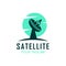 Creative Satellite Logo Design Vector Art Logo