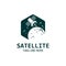 Creative Satellite Logo Design Vector Art Logo