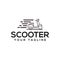 Creative Scooter Logo Vector Art Logo