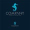 Creative Seahorse Logo Design Template