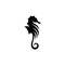 creative seahorse logo icon. Seahorse icon and symbol vector illustration