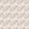 Creative seamless pattern with hand drawn contoured leaf shapes. Light pink background. Tender nature backdrop