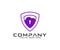 Creative security lock shield logo design Unique security lock logo Modern and minimalist design