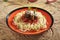 Creative Serving Kids Food with Noodles, Tomato Sauce and Meat Balls