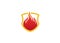 Creative Shield Fire Logo