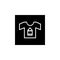 Creative shirt icon. Online learning icon. Perfect for application, web, logo and presentation template. Icon design line inverted