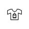 Creative shirt icon. Online Learning icon. Perfect for application, web, logo and presentation template. icon design line style