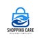 Creative Shopping Care, Creative logo templates made for online shopping