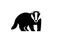 Creative simple Badger logo vector