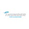 Creative and simple thunder logo design, vector
