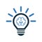 Creative, Smart Ideas Icon / vector graphics