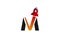 Creative Smart Rocket Letter M Logo