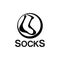 Creative Socks logo Design Vector Art Logo