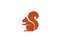 Creative Squirrel Animal Logo