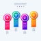 Creative steps collection colorful business infographic template, can be used for presentation, web or workflow diagram layout