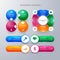 Creative steps collection colorful business infographic template, can be used for presentation, web or workflow diagram layout