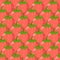 Creative Strawberry seamless pattern with red berries. Vector illustration