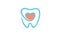 Creative Teeth Heart Inside Logo