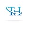 Creative TH logo icon design