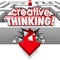 Creative Thinking Solving Problem Crashing Through Maze Arrow