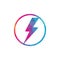 Creative Thunder bold Concept power Logo Design