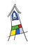 Creative tower bell icon